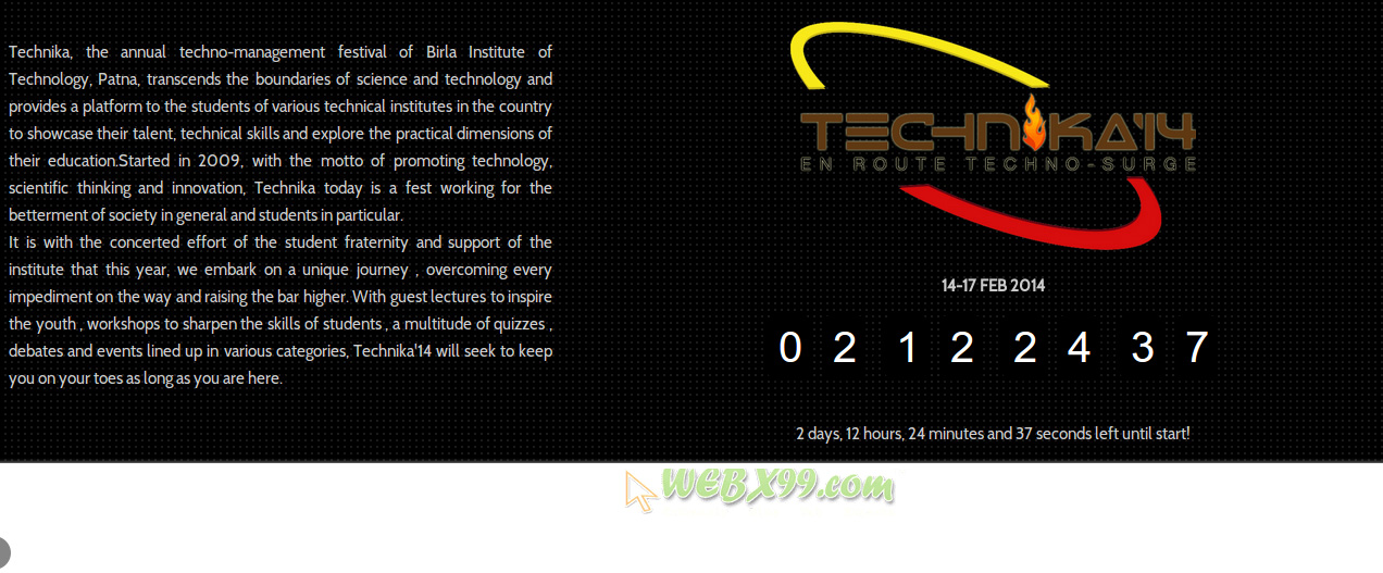 Proud to Be Web Partner of TECHNIKA 2014 @ BIT, Patna